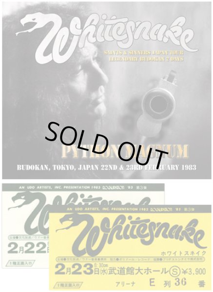 Photo1: WHITESNAKE - PYTHON MAGNUM 4CD + Ticket Replica [Calm & Storm 023] (1)