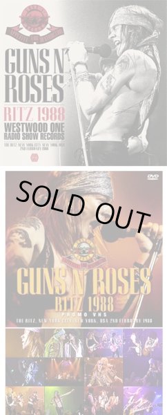 Photo3: GUNS N' ROSES - RITZ 1988 WESTWOOD ONE RADIO SHOW RECORDS CD plus Bonus DVDR "RITZ 1988: PROMO VHS [ZODIAC 753] ★★★STOCK ITEM / HOT WINTER SALE★★★ (3)