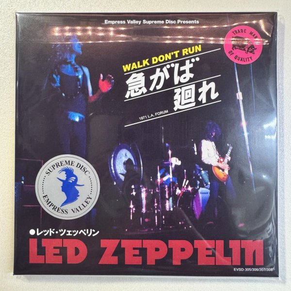 Photo1: LED ZEPPELIN - WALK DON’T RUN (HASTE, SLOW) 4CD [EMPRESS VALLEY] Unreleased Differential Jacket! MEGA RARE  ★★★STOCK ITEM / OUT OF PRINT★★★ (1)