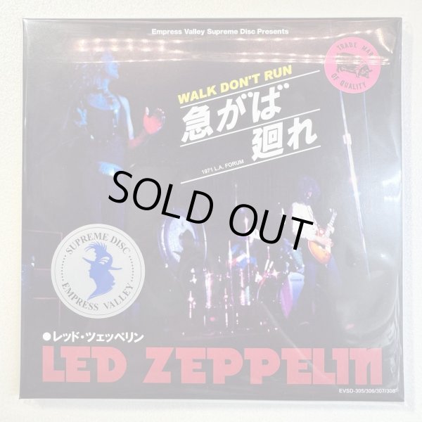 Photo1: LED ZEPPELIN - WALK DON’T RUN (HASTE, SLOW) 4CD [EMPRESS VALLEY] Unreleased Differential Jacket! MEGA RARE  ★★★STOCK ITEM / OUT OF PRINT★★★ (1)