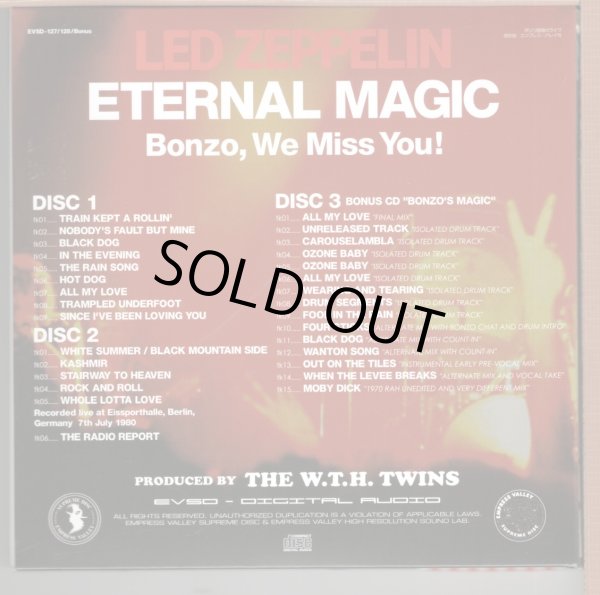 Photo2: LED ZEPPELIN - ETERNAL MAGIC 3CD LIMITED 100 COPIES ONLY [EMPRESS VALLEY] ★★★STOCK ITEM / OUT OF PRINT / VERY RARE★★★ (2)