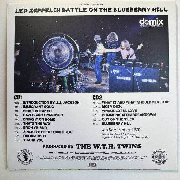 Photo5: LED ZEPPELIN - BATTLE ON THE BLUEBERRY HILL 2CD TMOQ cover featuring exquisitely crafted illustrations by Stout [EMPRESS VALLEY] (5)