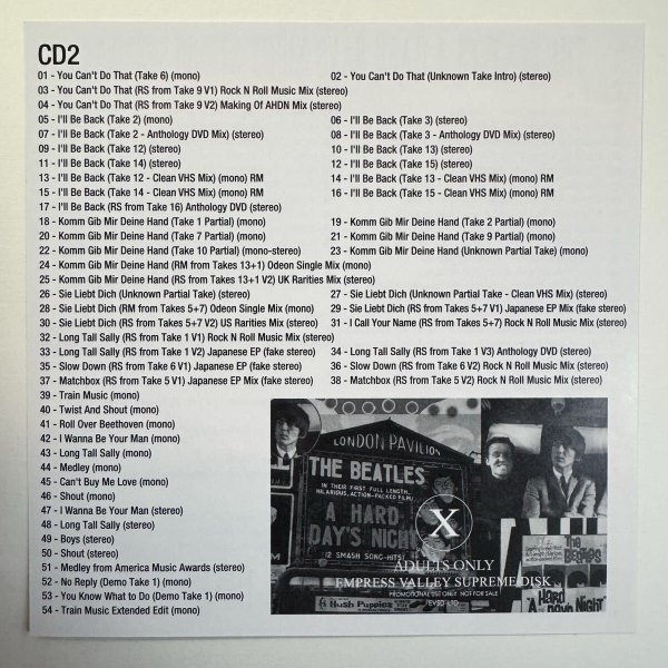 Photo9: THE BEATLES - A HARD DAY’S NIGHT studio sessions captain acid remaster 4CD [EMPRESS VALLEY] (9)