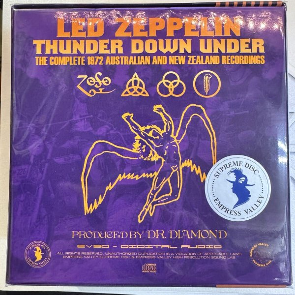 Photo2: LED ZEPPELIN - THUNDER DOWN UNDER 2CD BOX SET PROMOTIONAL COPY !!! ONLY 2 AVAILABLE !!! [EMPRESS VALLEY] ★★★STOCK ITEM / OUT OF PRINT / VERY RARE★★★ (2)