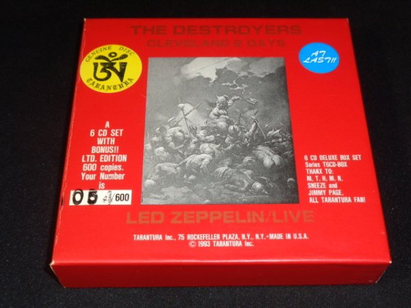 Photo1: LED ZEPPELIN - THE DESTROYERS 6CD WITH POSTER [TARANTURA] ★★★STOCK ITEM / OUT OF PRINT / VERY RARE★★★ (1)