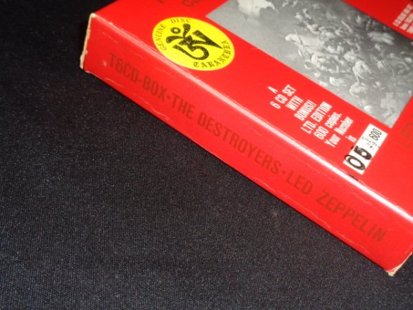 Photo2: LED ZEPPELIN - THE DESTROYERS 6CD WITH POSTER [TARANTURA] ★★★STOCK ITEM / OUT OF PRINT / VERY RARE★★★ (2)