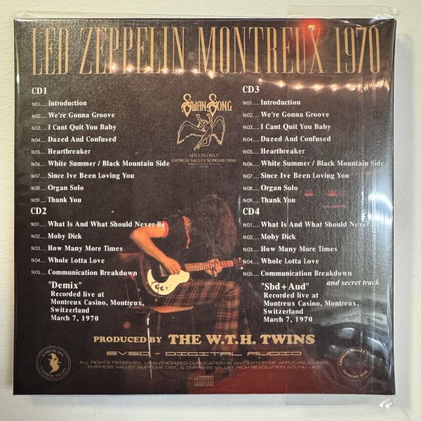 Photo4: LED ZEPPELIN - LIVE FROM MONTREUX 9CD BOX SET LIMITED EDITION NUMBERING [EMPRESS VALLEY] (4)