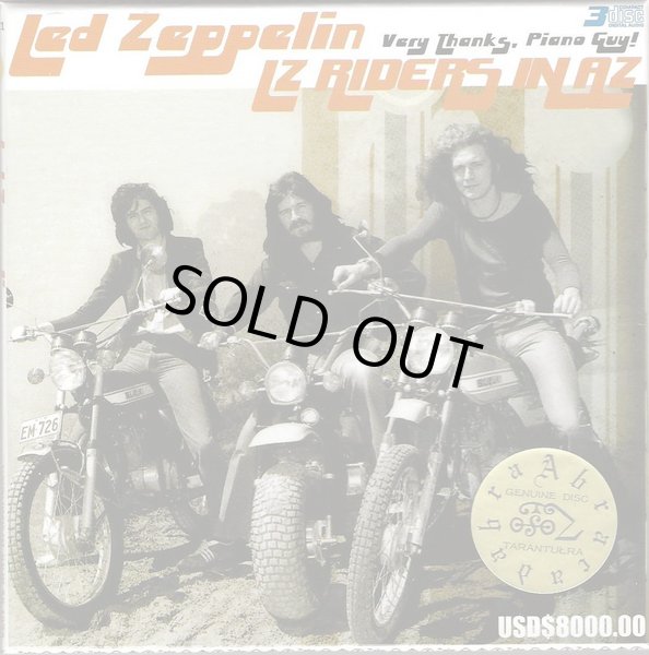 Photo1: LED ZEPPELIN - LZ RIDER IN AZ 3CD LIMITED 200 COPIES ONLY !!! [TARANTURA] ★★★STOCK ITEM / OUT OF PRINT / VERY RARE★★★ (1)
