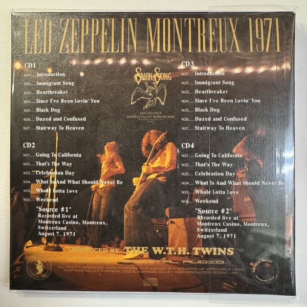 Photo6: LED ZEPPELIN - LIVE FROM MONTREUX 9CD BOX SET LIMITED EDITION NUMBERING [EMPRESS VALLEY] (6)