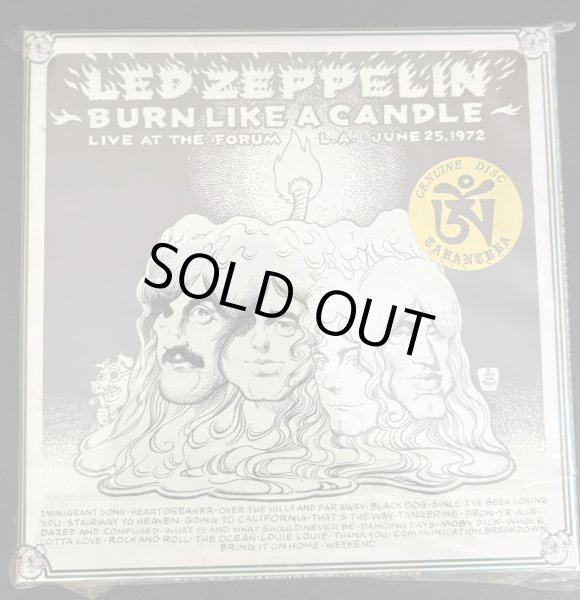 Photo1: LED ZEPPELIN - BURN LIKE A CANDLE 5CD WHITE VERSION LIMITED 50 COPIES ONLY!!! SUPER RARE!!!! [TARANTURA] ★★★STOCK ITEM / OUT OF PRINT / VERY RARE★★★ (1)