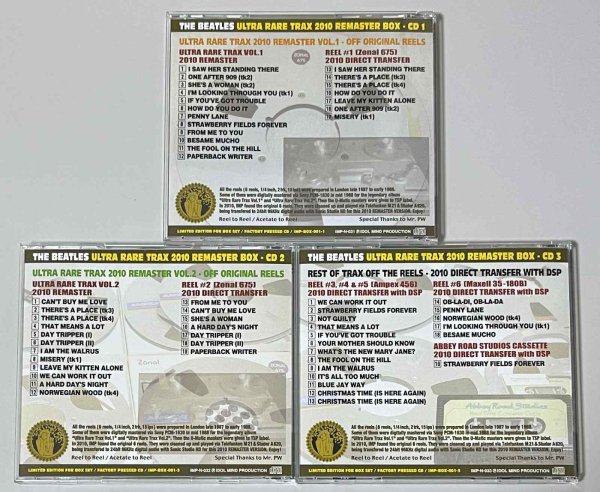 Photo5: THE BEATLES - ULTRA RARE TRAX 2010 REMASTER BOX 3CD WOOD BOX SET [IDOL MIND PRODUCTION] ★★★STOCK ITEM / OUT OF PRINT / VERY RARE★★★ (5)