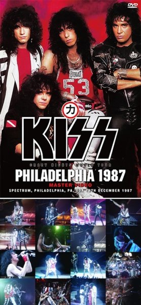 Photo1: KISS - PHILADELPHIA 1987 MASTER VIDEO DVD (1)
