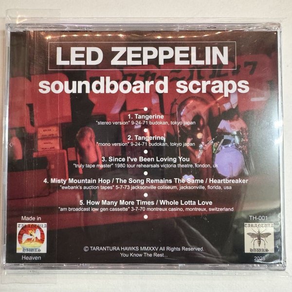 Photo2: LED ZEPPELIN - SOUNDBOARD SCRAPS CD (2)
