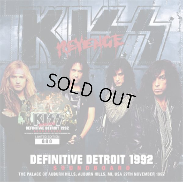 Photo1: KISS - DEFINITIVE DETROIT 1992 SOUNDBOARD 2CD [ZODIAC 792] ★★★STOCK ITEM / OUT OF PRINT / HOT SUMMER SALE★★★ (1)