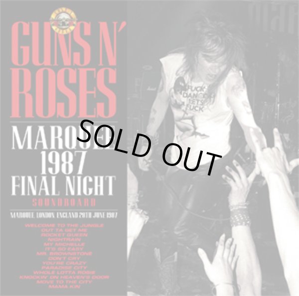 Photo1: GUNS N' ROSES - MARQUEE 1987 FINAL NIGHT SOUNDBOARD CD [ZODIAC 813] ★★★STOCK ITEM / HOT WINTER SALE★★★ (1)