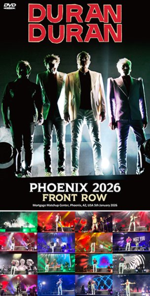 Photo1: DURAN DURAN - PHOENIX 2026 FRONT ROW DVDR [Uxbridge 2722] (1)