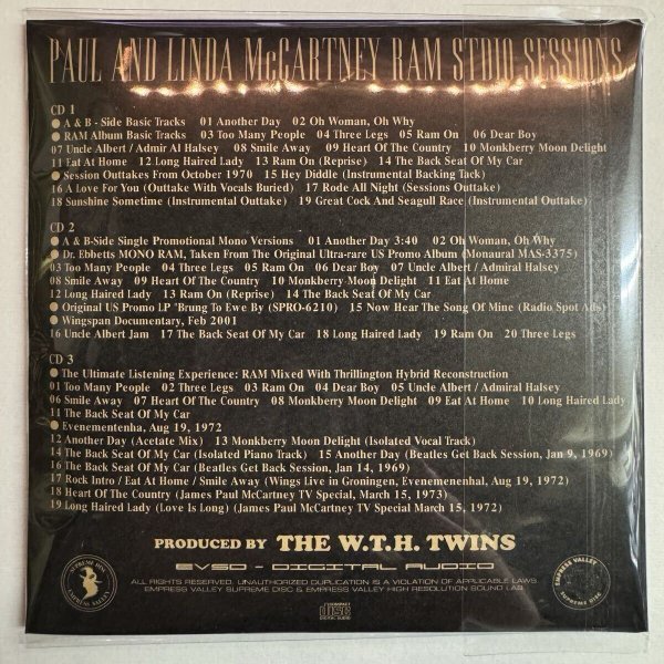 Photo2: PAUL AND LINDA McCARTNEY - RAM studio sessions captain acid remaster 3CD [EMPRESS VALLEY] (2)
