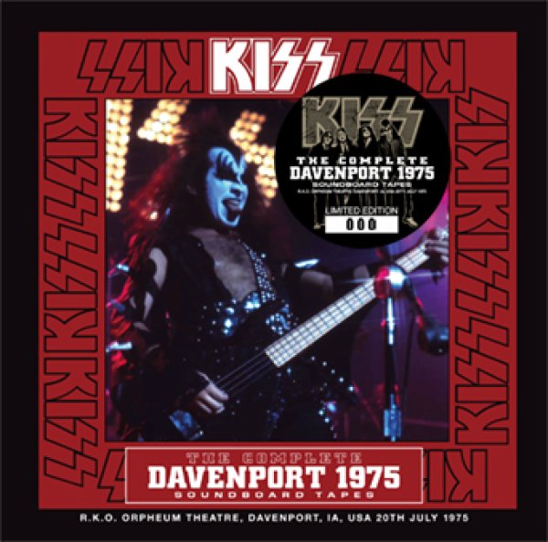 Photo1: KISS - THE COMPLETE DAVENPORT 1975 SOUNDBOARD TAPES 2CD (1)