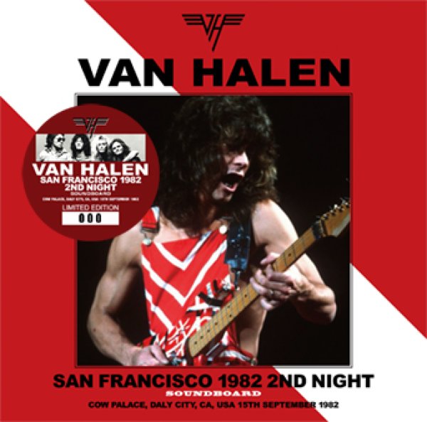 Photo1: VAN HALEN - SAN FRANCISCO 1982 2ND NIGHT SOUNDBOARD 2CD [ZODIAC 837] (1)