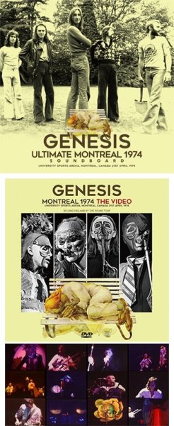 Photo1: GENESIS - ULTIMATE MONTREAL 1974 SOUNDBOARD 2CD plus Bonus DVDR "MONTREAL 1974: THE VIDEO" [Virtuoso 535/536] (1)