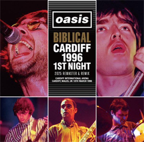 Photo1: OASIS - BIBLICAL CARDIFF 1996 1ST NIGHT: 2025 REMASTER & REMIX 2CD [Wardour-664]  (1)