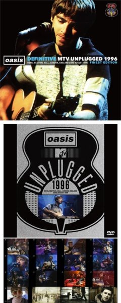 Photo1: OASIS - DEFINITIVE MTV UNPLUGGED 1996: FINEST EDITION CD plus Bonus DVDR "MTV UNPLUGGED 1996 THE VIDEO: FINEST JAPANESE BROADCAST EDITION [Wardour-669] (1)