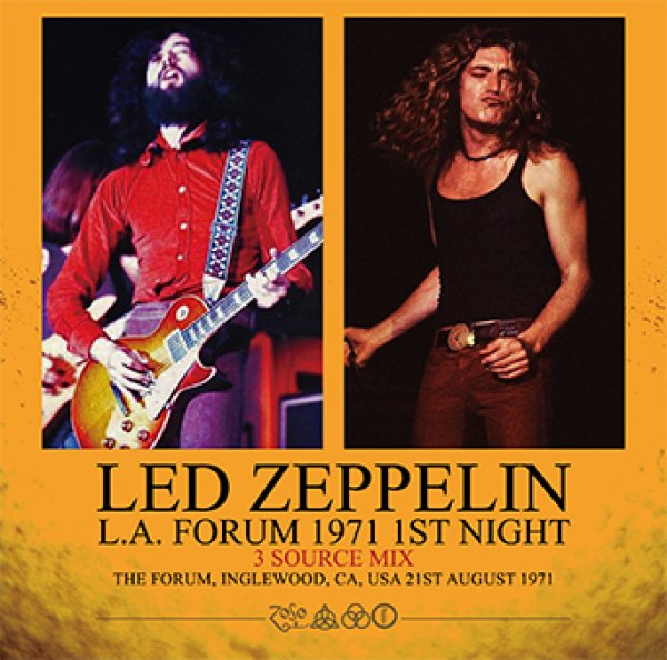Photo1: LED ZEPPELIN - L.A. FORUM 1971 1ST NIGHT: 3 SOURCE MIX 2CD (1)