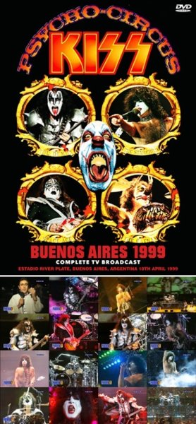Photo1: KISS - BUENOS AIRES 1999 COMPLETE TV BROADCAST DVDR [Shades 2545] (1)