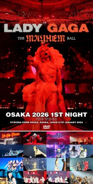 Photo1: LADY GAGA - OSAKA 2026 1ST NIGHT THE VIDEO 2DVDR [Uxbridge 2740] (1)