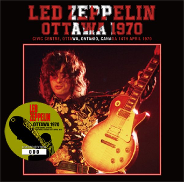 Photo1: LED ZEPPELIN - OTTAWA 1970 CD ★★★STOCK ITEM / OUT OF PRINT / WITH STICKER / HOT WINTER SALE★★★ (1)