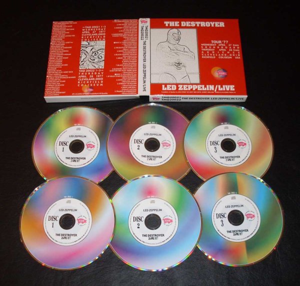 Photo4: LED ZEPPELIN - THE DESTROYERS 6CD  LIMITED 100 COPIES ONLY!!! [FLESH / TARANTURA] ★★★STOCK ITEM / OUT OF PRINT / VERY RARE★★★ (4)