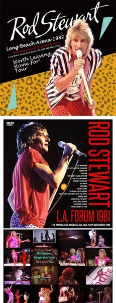 Photo1: ROD STEWART - LONG BEACH ARENA 1982: MIKE MILLARD FIRST GENERATION TAPES 2CD plus Bonus DVDR "L.A. FORUM 1981 [Wardour-471] (1)