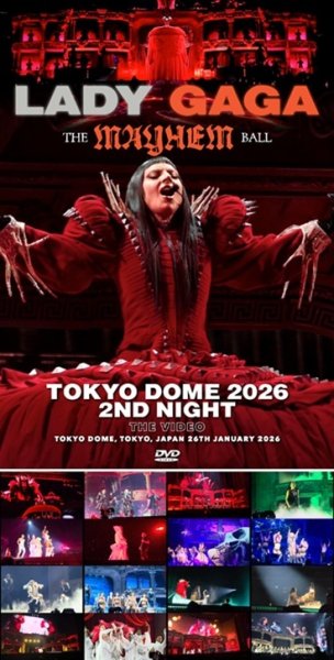 Photo1: LADY GAGA - TOKYO DOME 2026 2ND NIGHT THE VIDEO 2DVDR [Uxbridge 2751] (1)