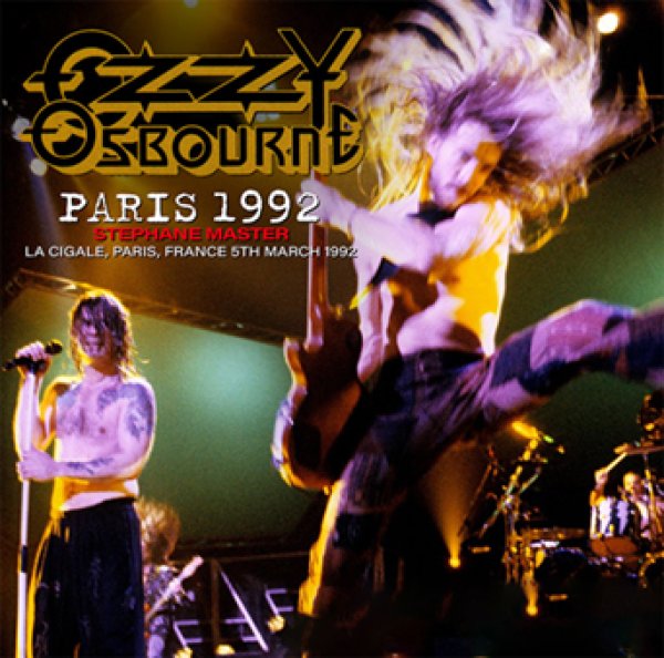Photo1: OZZY OSBOURNE - PARIS 1992 STEPHANE MASTER 2CDR [Shades 2563] (1)