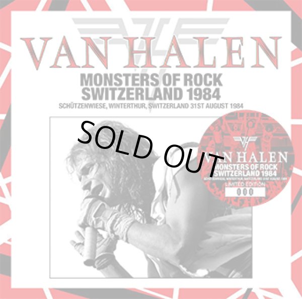 Photo1: VAN HALEN - MONSTERS OF ROCK SWITZERLAND 1984 CD [ZODIAC 423] ★★★STOCK ITEM / OUT OF PRINT / HOT WINTER SALE★★★ (1)