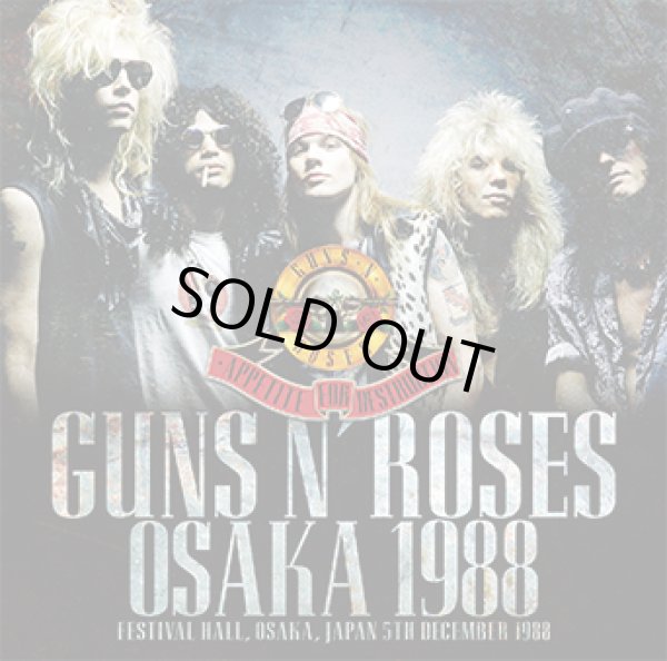 Photo1: GUNS N' ROSES - OSAKA 1988 2CD [ZODIAC 509] ★★★STOCK ITEM / HOT FALL SALE★★★ (1)