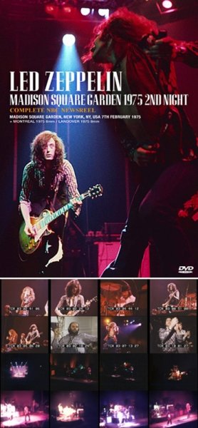 Photo1: LED ZEPPELIN - MADISON SQUARE GARDEN 1975 2ND NIGHT: COMPLETE NBC NEWSREEL DVDR [Uxbridge 2758] (1)