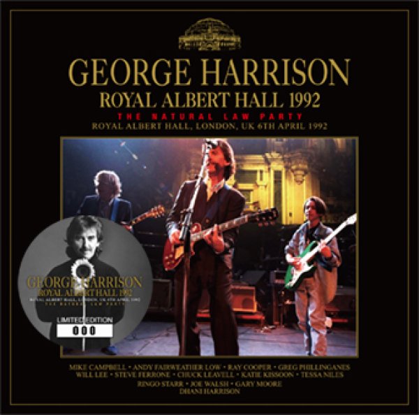Photo1: GEORGE HARRISON - ROYAL ALBERT HALL 1992 2CD plus Bonus DVDR "ROYAL ALBERT HALL 1992: THE VIDEO" [Merseyside 027] (1)