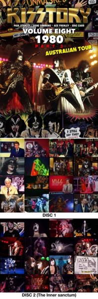 Photo1: KISS - KISSTORY VOLUME EIGHT: 1980 PART 3: AUSTRALIAN TOUR 2DVDR [Shades 2565] (1)