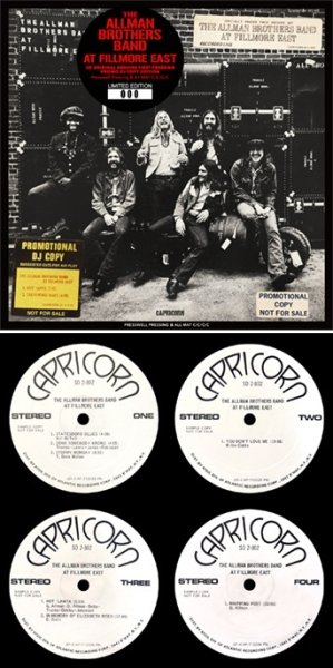 Photo1: THE ALLMAN BROTHERS BAND - AT FILLMORE EAST: US ORIGINAL GENUINE FIRST PRESSING PROMO DJ COPY EDITION - "PRESSWELL PRESSING & ALL MAT C/C/C/C" 2CD ★★★STOCK ITEM / OUT OF PRINTWITH STICKER / HOT WINTER SALE★★★ (1)