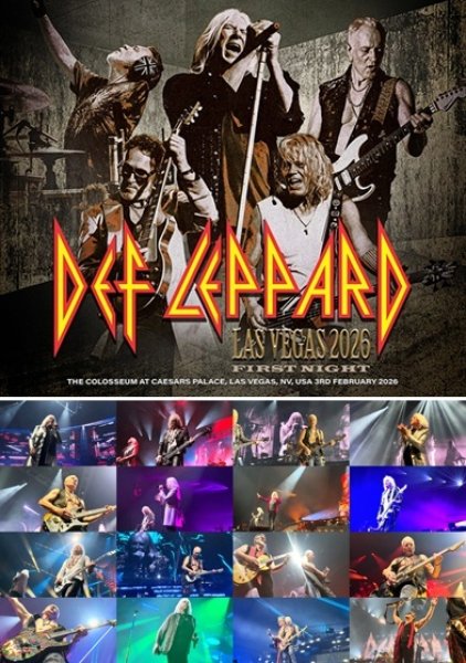 Photo1: DEF LEPPARD - LAS VEGAS 2026 FIRST NIGHT 2CDR+DVDR [Shades 2569] (1)