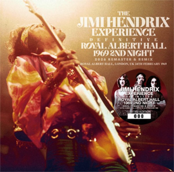 Photo1: THE JIMI HENDRIX EXPERIENCE - DEFINITIVE ROYAL ALBERT HALL 1969 2ND NIGHT: 2026 REMASTER & REMIX 2CD (1)