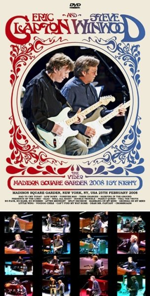 Photo1: ERIC CLAPTON & STEVE WINWOOD - MADISON SQUARE GARDEN 2008 1ST NIGHT: THE VIDEO 2DVDR [Uxbridge 2758] (1)