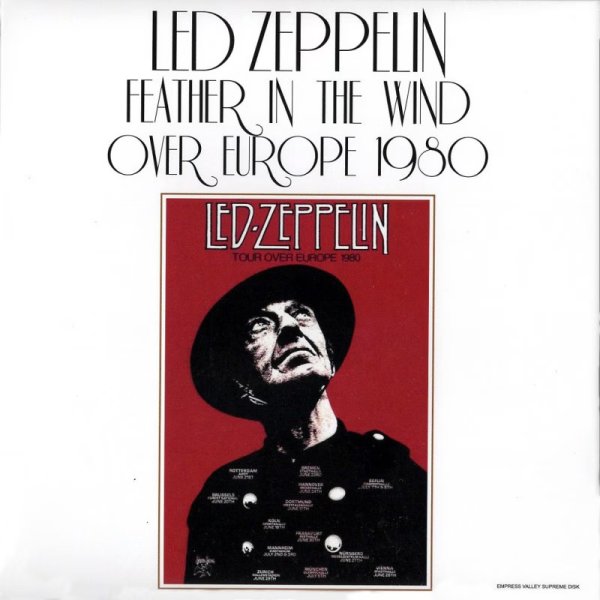 Photo1: LED ZEPPELIN - FEATHER IN THE WIND OVER EUROPE 1980 CD [EMPRESS VALLEY] ★★★STOCK ITEM / OUT OF PRINT★★★ (1)