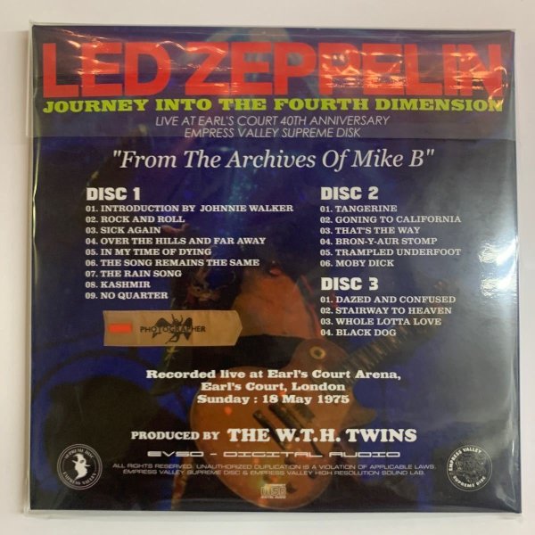 Photo5: LED ZEPPELIN - RED DEVIL 5CD BOX SET PROTOTYPE VERSION SUPER RARE VERY LIMITED  [EMPRESS VALLEY] ★★★STOCK ITEM / OUT OF PRINT★★★ (5)