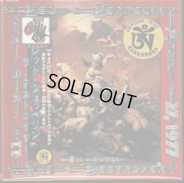 Photo3: LED ZEPPELIN - THE DESTROYERS 9CD DELUXE BOX SET 2nd EDITION [TARANTURA] ★★★STOCK ITEM / OUT OF PRINT / SPECIAL PRICE★★★ (3)