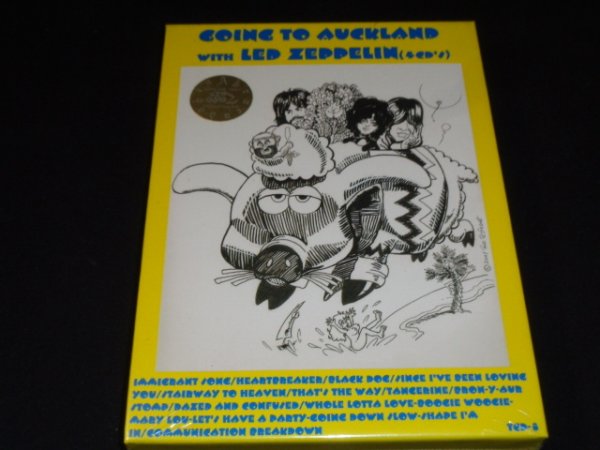 Photo1: LED ZEPPELIN - GOING TO AUCKLAND 4CD 2001 BIG BOX UNOPENED  [TARANTURA]  ★★★STOCK ITEM / OUT OF PRINT / VERY RARE★★★ (1)