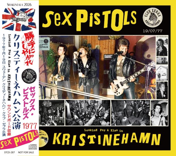 Photo1: SEX PISTOLS - 1977 LOOKING FOR A KISS IN KRISTINEHAMN CD [SHAKUNTALA] (1)