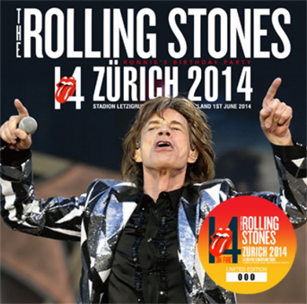 Photo1: THE ROLLING STONES - ZURICH 2014 2CD with New Artworks (1)