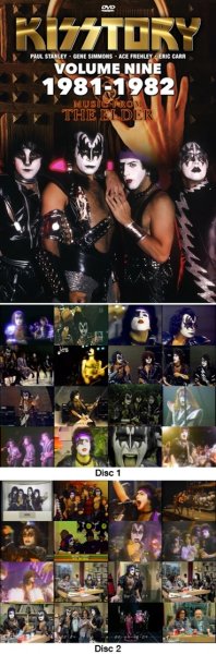 Photo1: KISS - KISSTORY NINE 1981-1982 MUSIC FROM THE ELDER 2DVDR [Shades 2582] (1)